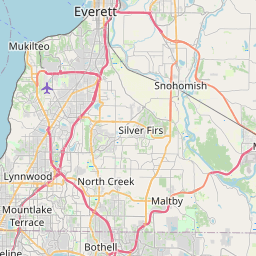 Map of Seattle-Tacoma-Bellevue