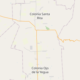 Map of Chihuahua