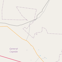 Map of Saltillo