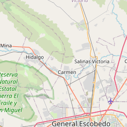 Map of Monterrey