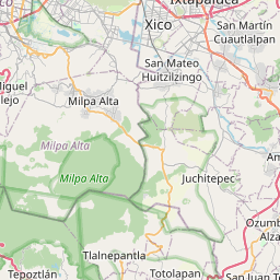 Map of Iztapalapa
