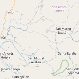 Map of Huehuetenango