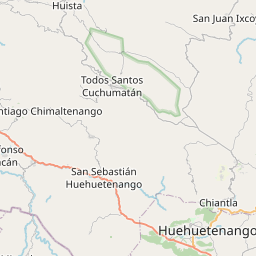 Map of Huehuetenango