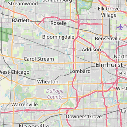 Map of Chicago-Naperville-Joliet