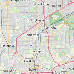 Map of Chicago-Naperville-Joliet