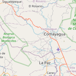Map of Comayagua