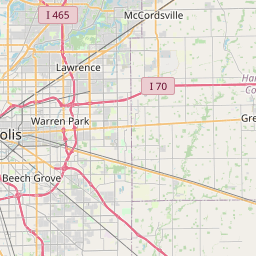 Map of Indianapolis