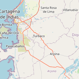 Map of Cartagena