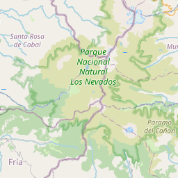 Map of Manizales