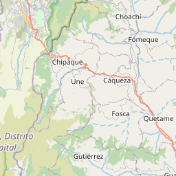 Map of Villavicencio