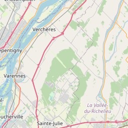 Map of Longueuil