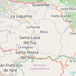 Map of Guarenas