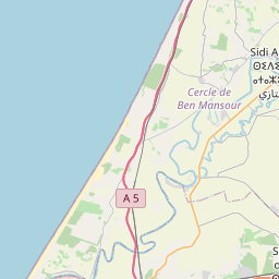 Map of Kenitra