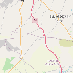 Map of Khouribga