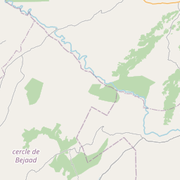 Map of Khouribga