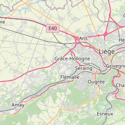 Map of Verviers