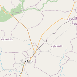 Map of Kasserine