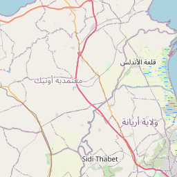 Map of Tunis