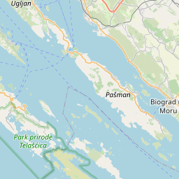 Map of Zadar