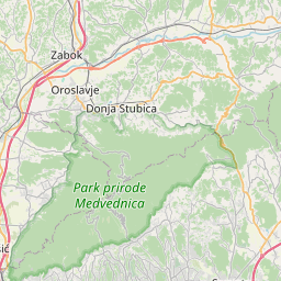 Map of Zagreb-