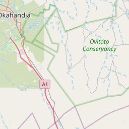 Map of Okahandja