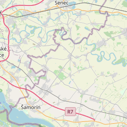 Map of Trnava