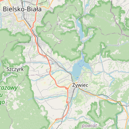 Map of Bielsko-Biala