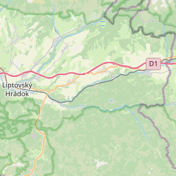 Map of Poprad