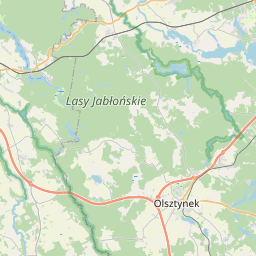 Map of Olsztyn