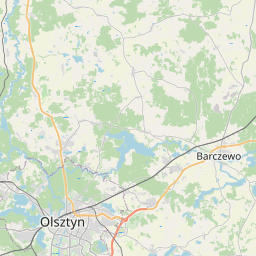 Map of Olsztyn