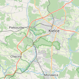 Map of Kielce