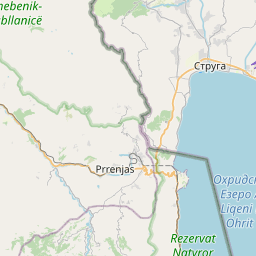 Map of Elbasan