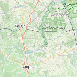 Map of Warsaw
