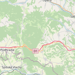 Map of Bardejov