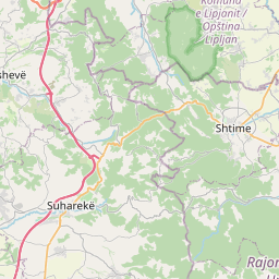 Map of Tetovo
