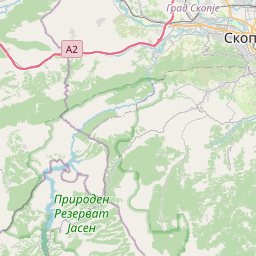 Map of Skopje