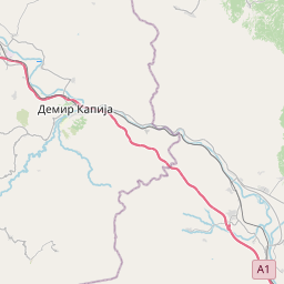 Map of Gevgelija