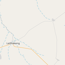Map of Letlhakeng