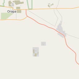 Map of Orapa