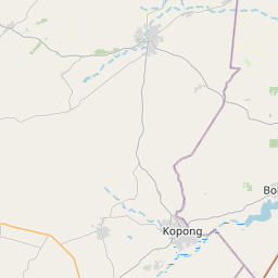 Map of Gaborone