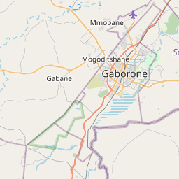 Map of Gabane