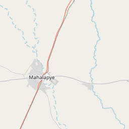 Map of Mahalapye