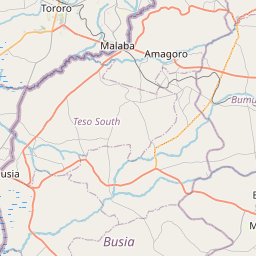 Map of Busia