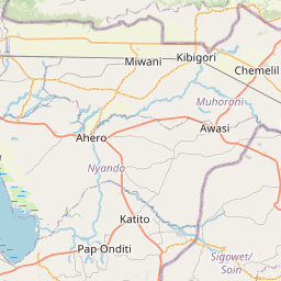 Map of Kericho