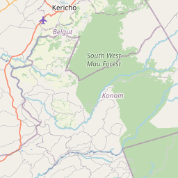 Map of Kericho