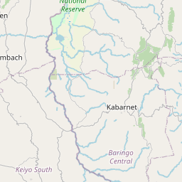 Map of Eldoret