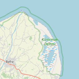 Map of Samsun