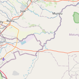 Map of Thika