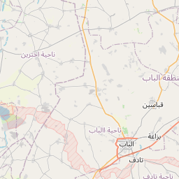 Map of Manbij