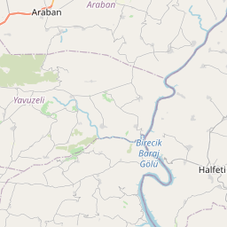 Map of Gaziantep